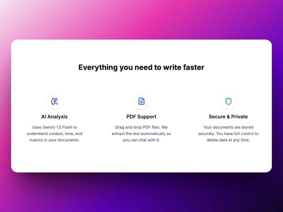 DocuMind screenshot 2