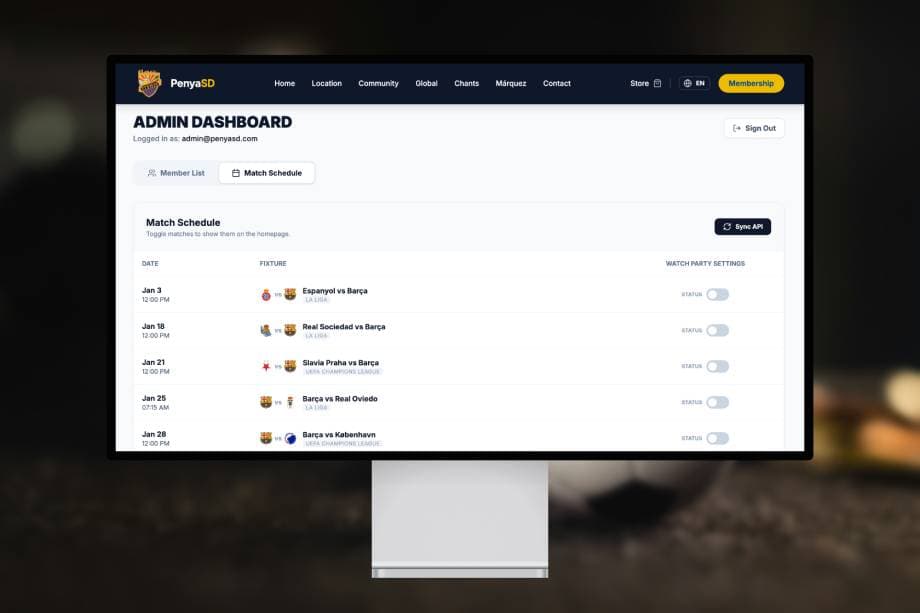 Penya Blaugrana San Diego screenshot 4