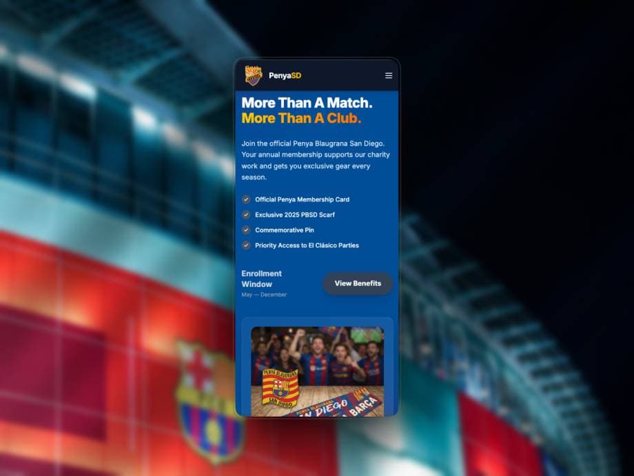 Penya Blaugrana San Diego screenshot 1